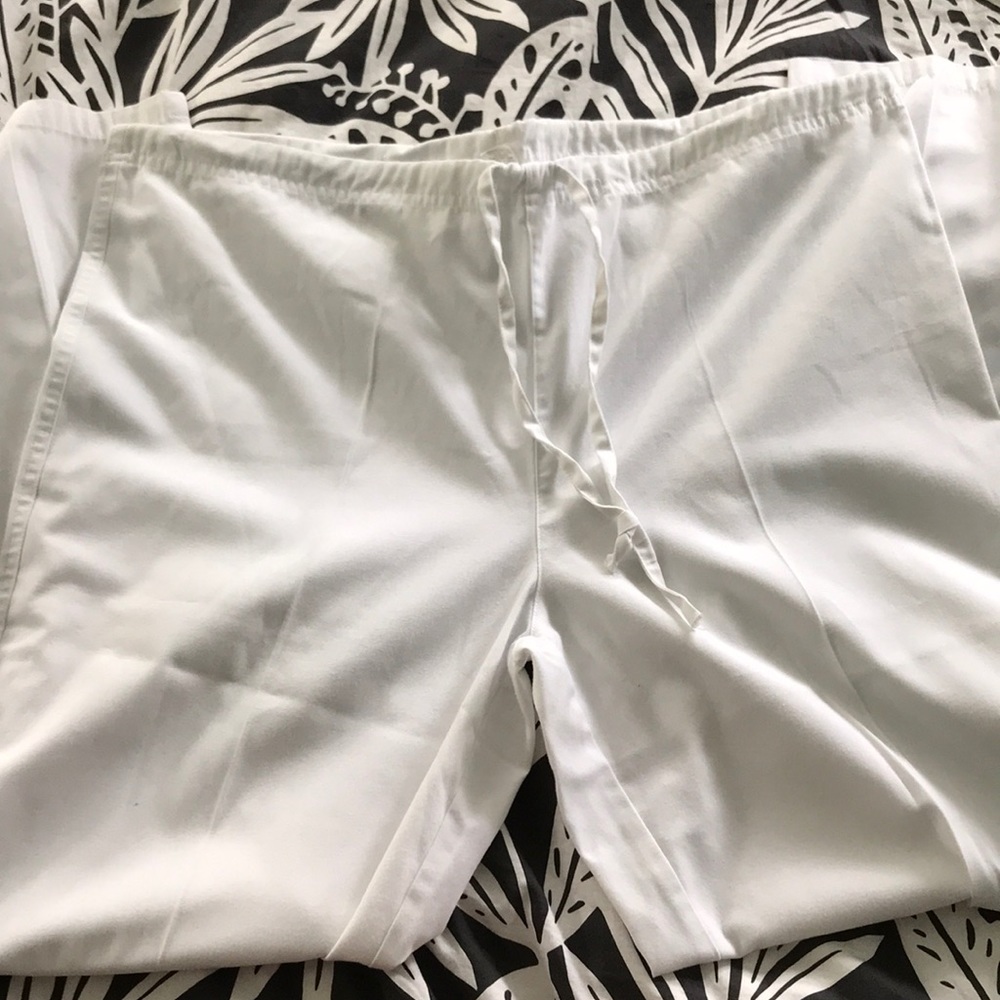 White dickies scrub bottoms